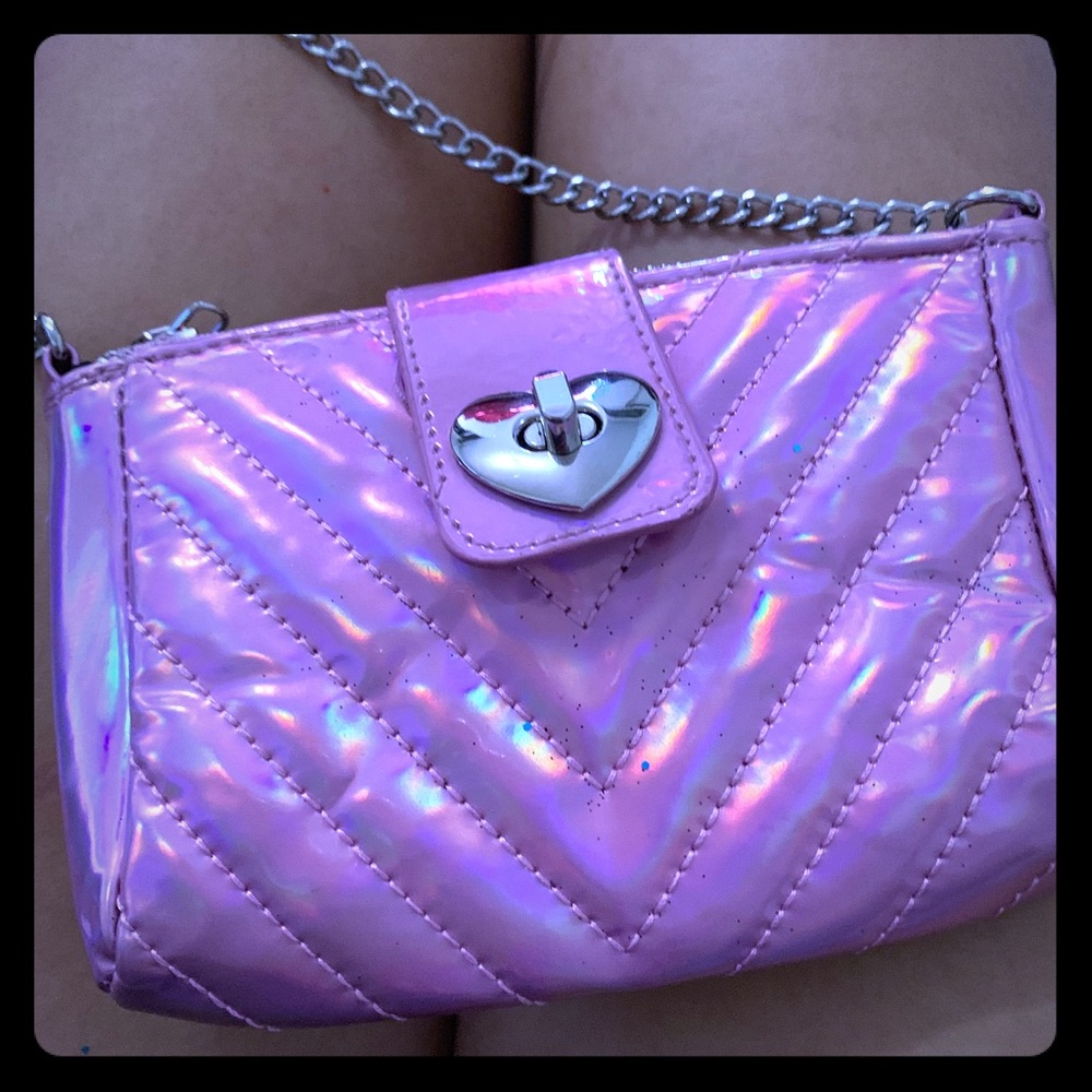 Pink antitheft Sholderbag